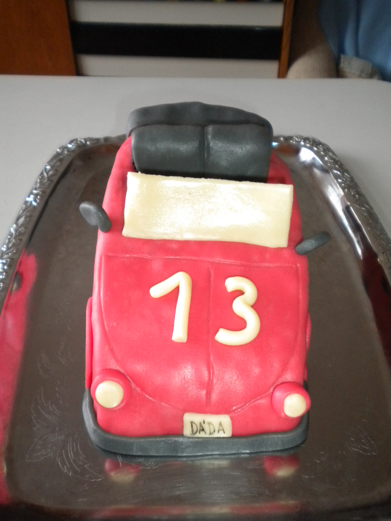 auto pro Davídka ke 13. narozeninám
