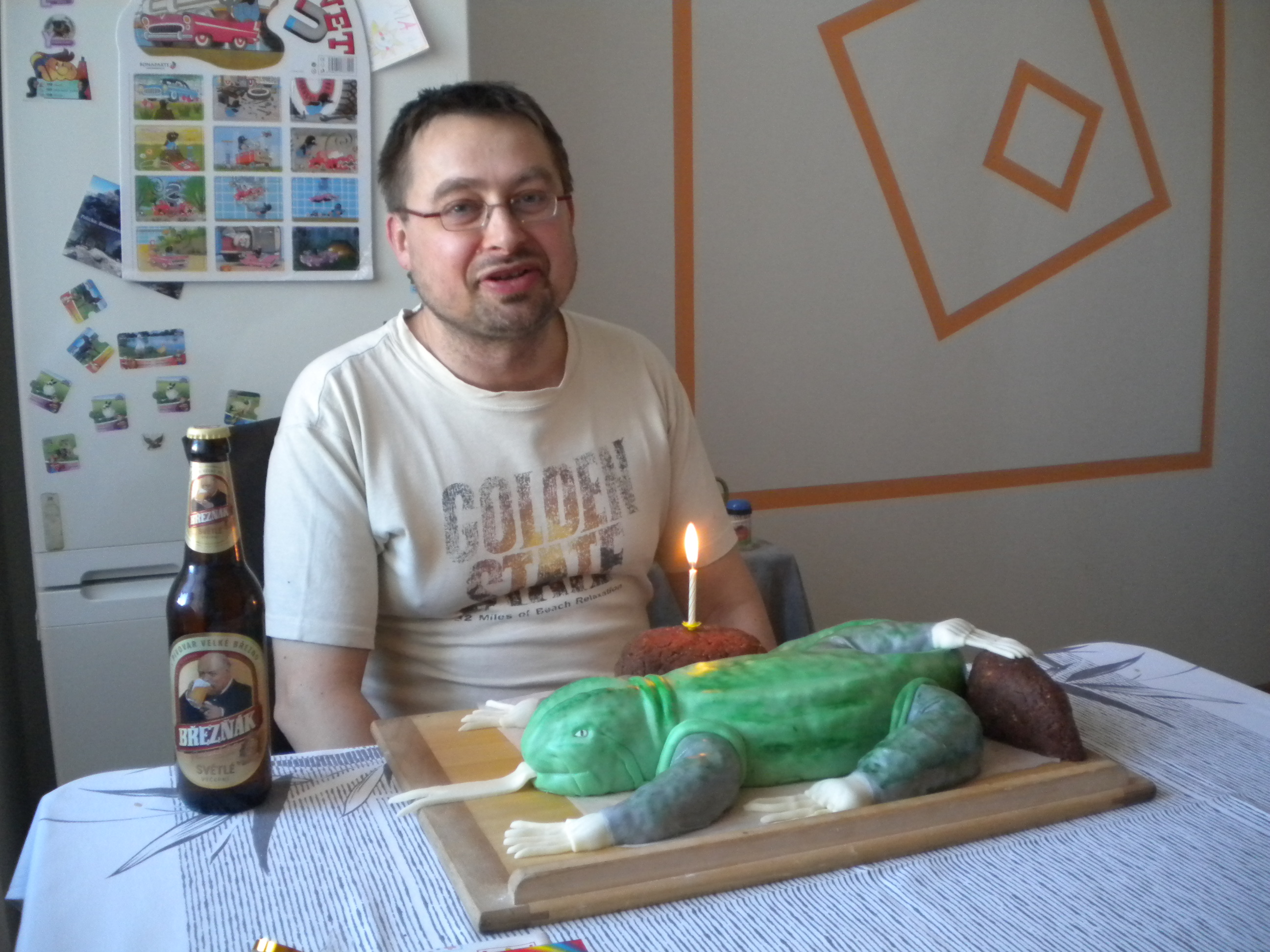 varánek s oslavencem